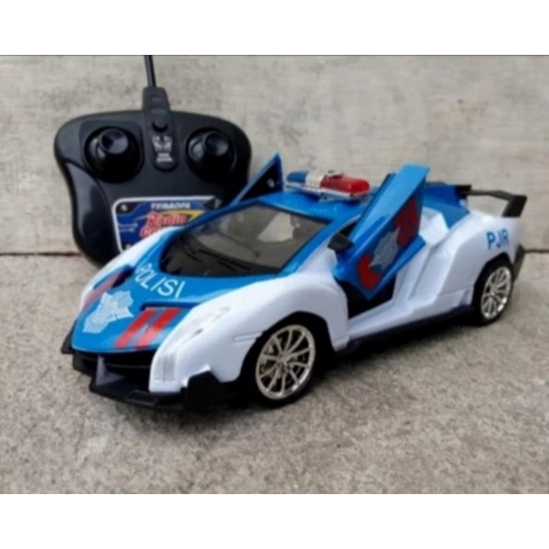 rc car police Lamborgini - mobil remote control - remot kontrol polisi