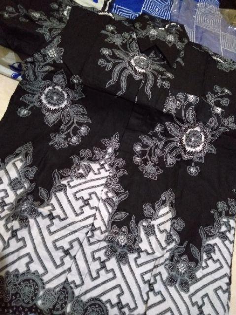 Bswart Batik Hrb026 Kenongo Hem Pendek Anjani Biru Pekalongan M L Xl Batik Pria Murah Modern Grosir