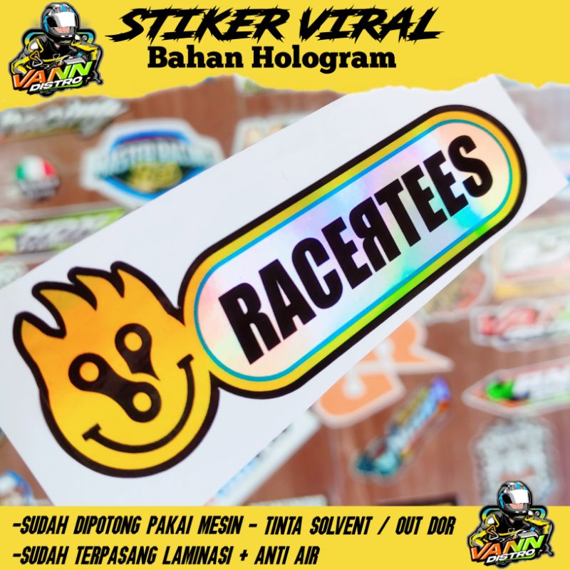 stiker Racertees