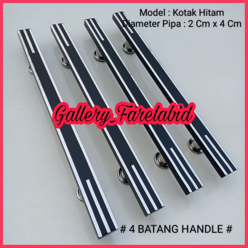 4 BATANG HANDLE PINTU Rumah Stainless Steel 60 Cm Gagang Pintu Rumah 45 Cm Pegangan Pintu Kupu Tarung Tarikan Pintu Rumah Minimalis