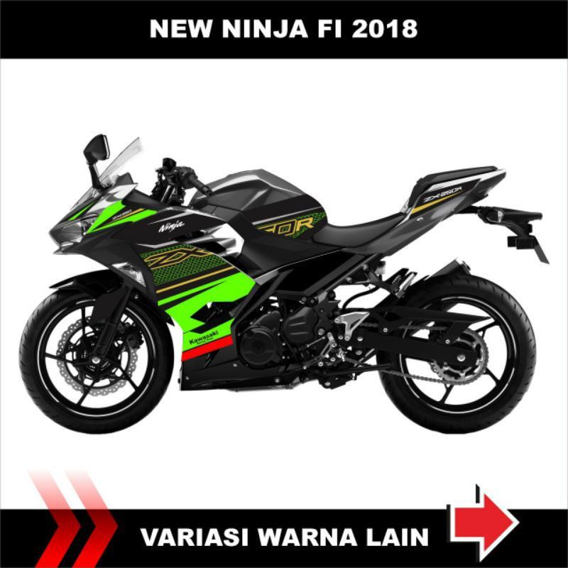 STRIPING STICKER MOTOR NINJA 250 FI 2018 NINJA FI 250 2018