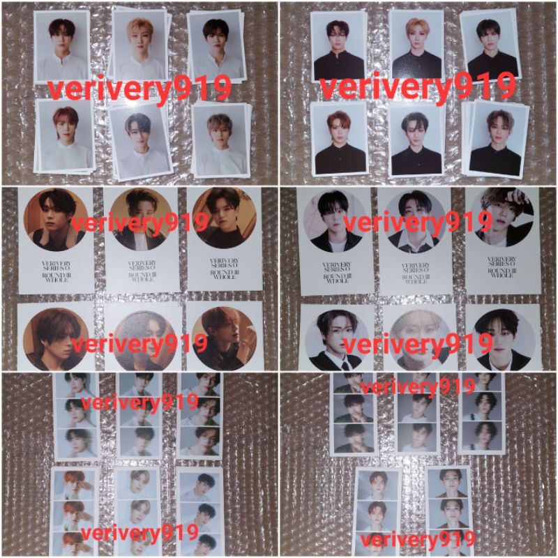 [READ DESCRIPTION] VERIVERY HALL HOLE WHOLE ALBUM INSERTS PHOTO ID 4CUT POSTCARD