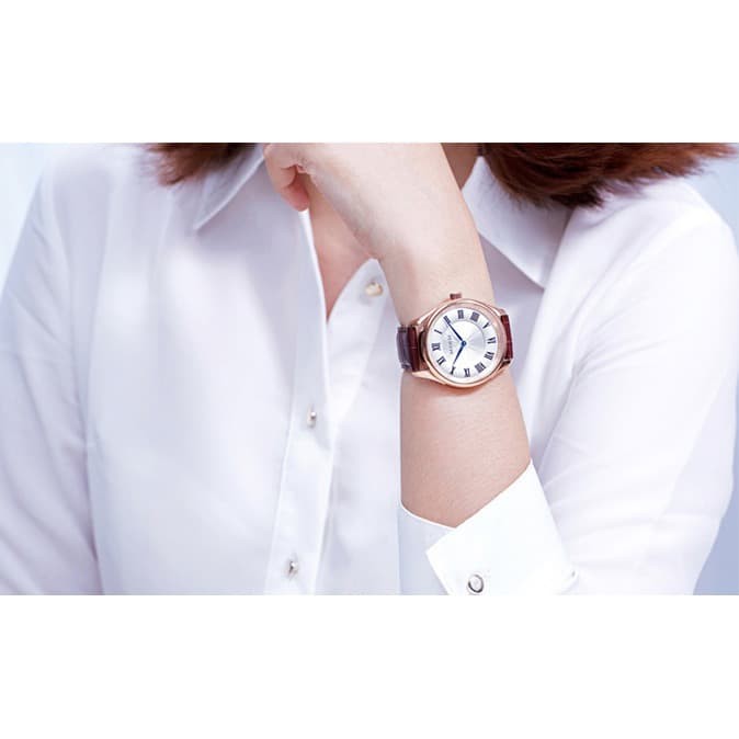 ALVIERI - Firenze Classic - Rose gold case 40mm White(AFE 112)