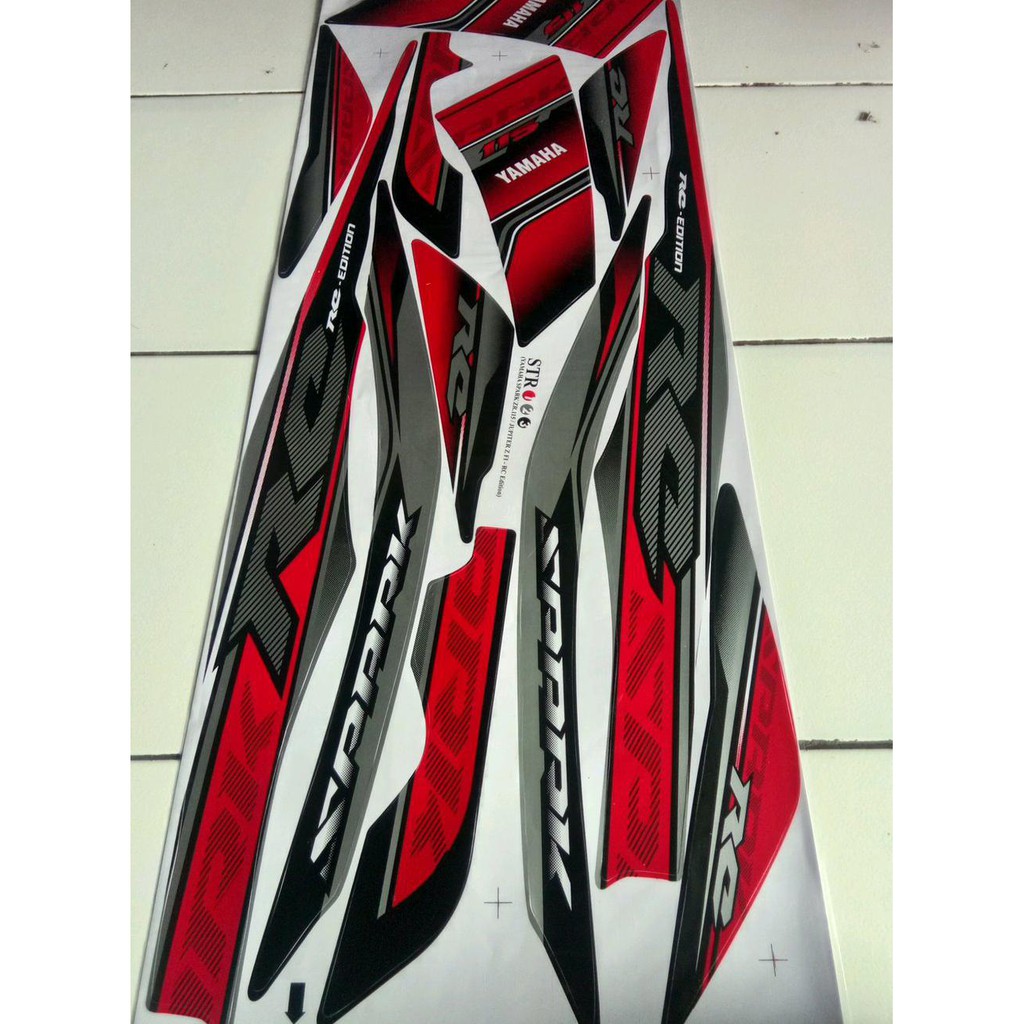 Aksesoris Striping Stiker Lis Variasi Motor Yamaha Jupiter Z1 - Spark Rc - 1