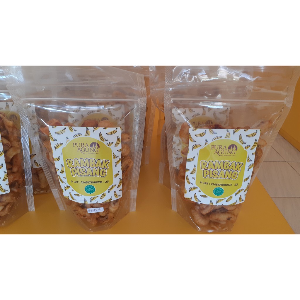 RAMBAK PISANG/ KRISPI BANANA PURA AGUNG 100% ASLI BALI FREE BUBBLEWRAP