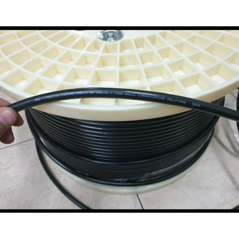 KABEL RG8 SERABUT BLACK SME - KABEL RADIO KOMUNIKASI RG8 SERABUT
