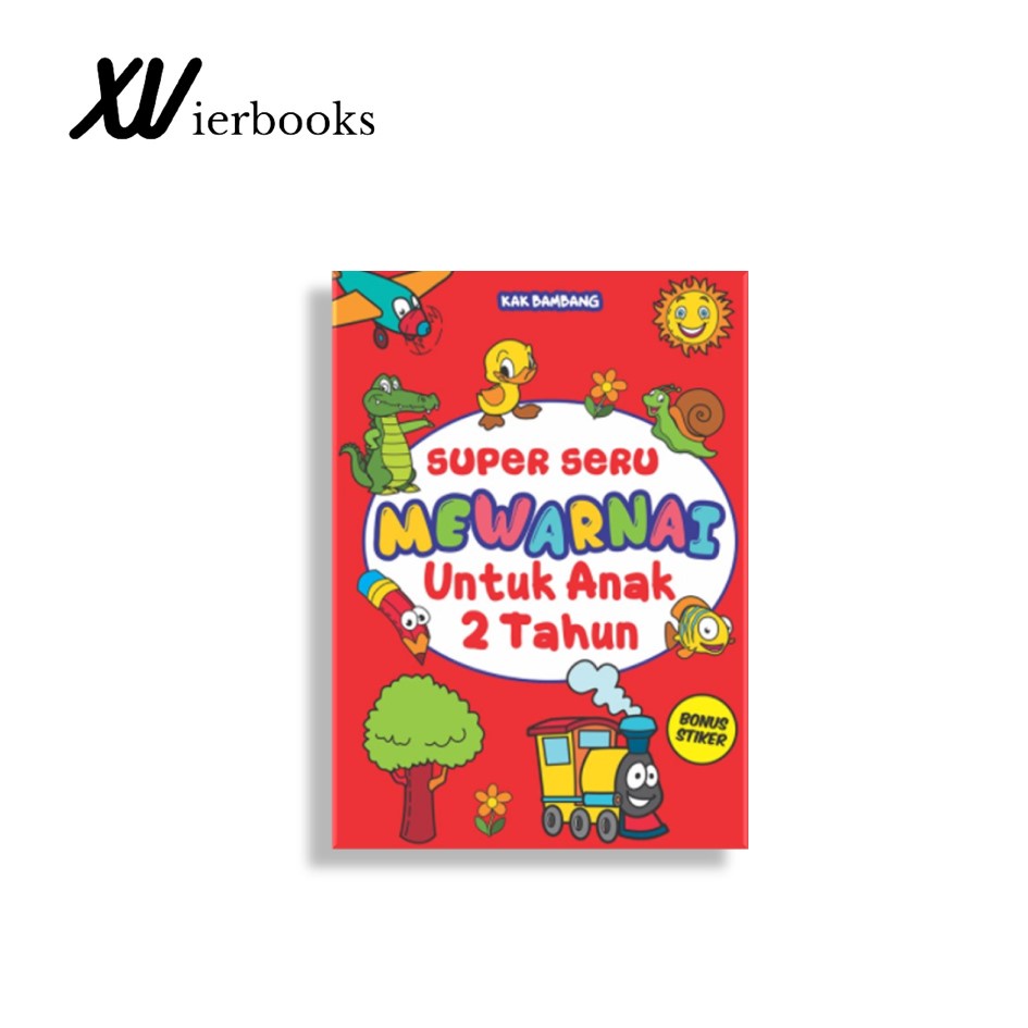 BUKU ANAK /SUPER SERU MEWARNAI UNTUK ANAK 2 TAHUN