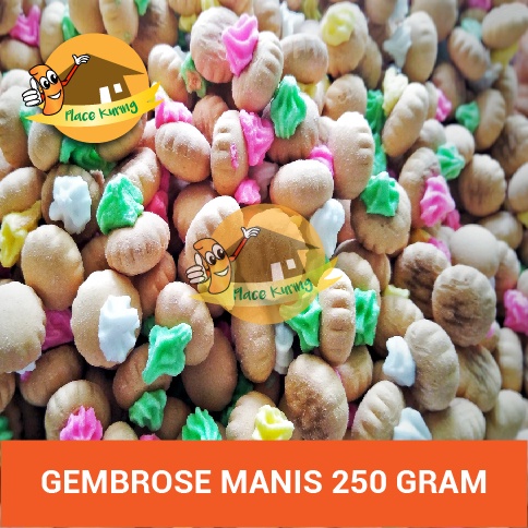 

Kue kering kiloan Gembrose 250 gram manis jajanan camilan cemilan murah