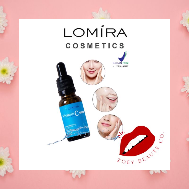 ❤ ZOEYSHOP ❤ LOMIRA Face Serum Vit C + Collagen 20ml Serum Wajah BPOM