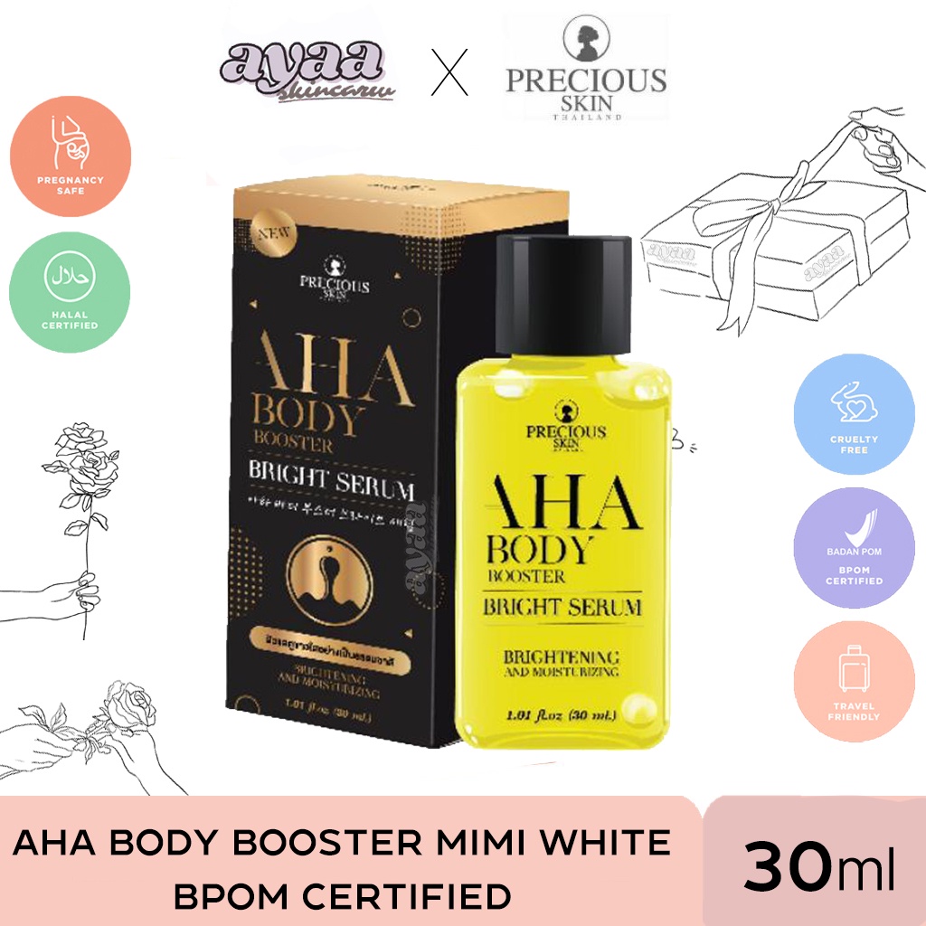 PRECIOUS SKIN MIMI WHITE AHA ALPHA ARBUTIN LOTION KOJIC SOAP ALL PRODUCT BPOM