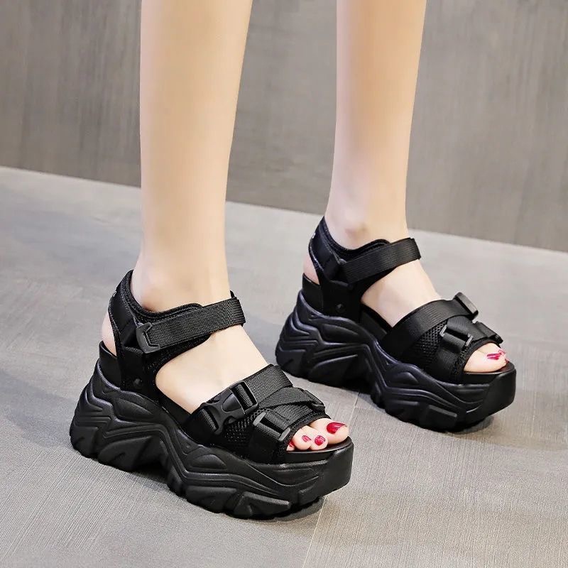 Sandal Wanita Tinggi Import High Quality Sandal Cewek Bagus Cantik Nyaman Dipakai Kualitas Bagus Premium