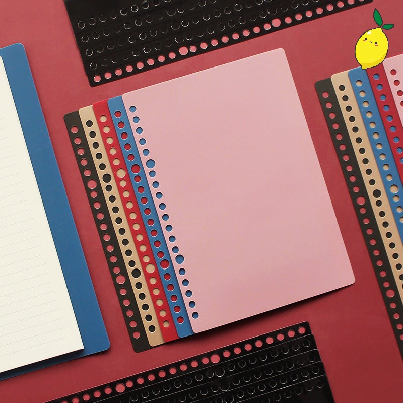 

Cover Binder Warna Retro DIY Plastic Binder Cover Retro Color 2pc
