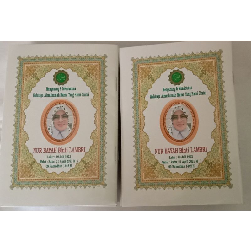 

Buku Yasin Terjemahan Latin