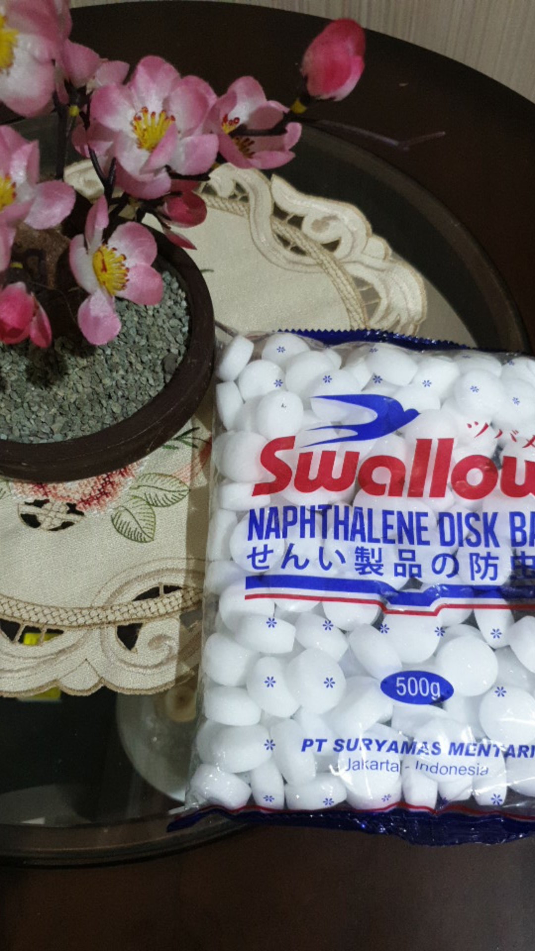 Kamper Swalow Naphthalene Disk Ball 500gr
