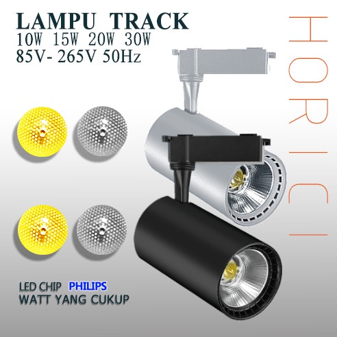 30W 20W 15W 10W LAMPU SOROT REL LED SPOTLIGHT TRACK LIGHT COB SPOT LIGH