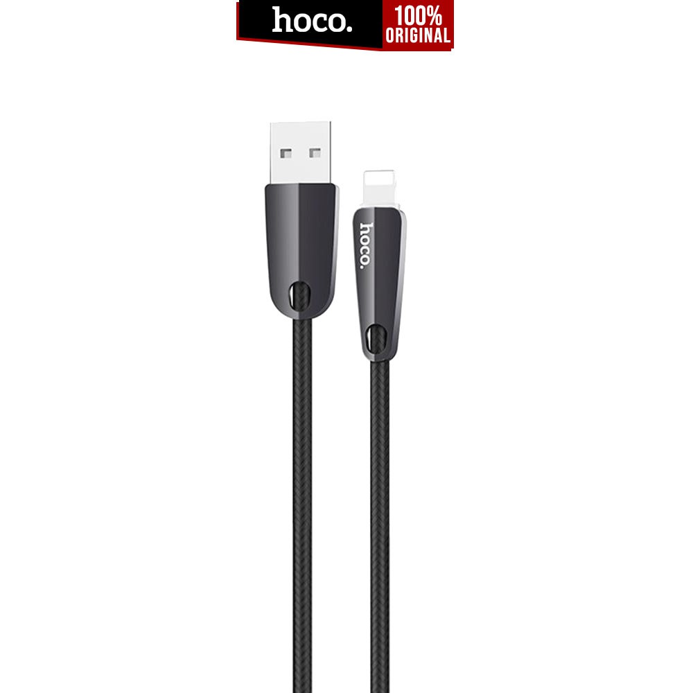 

Kabel Charger Lightning Hoco U35 Smart Power Off Charging Cable Data iPhone