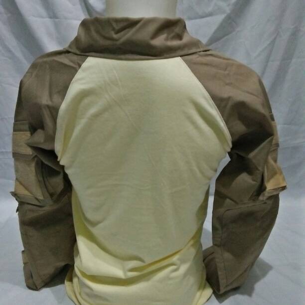 combat shirt tan variasi honeywhite ripstop cotton&amp;cardet 24s