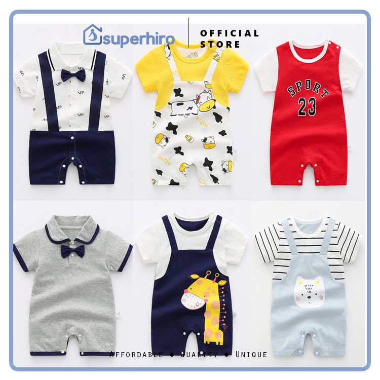 Jumper Bayi / Romper Bayi Segiempat / Baju Kodok Baby Premium New Born