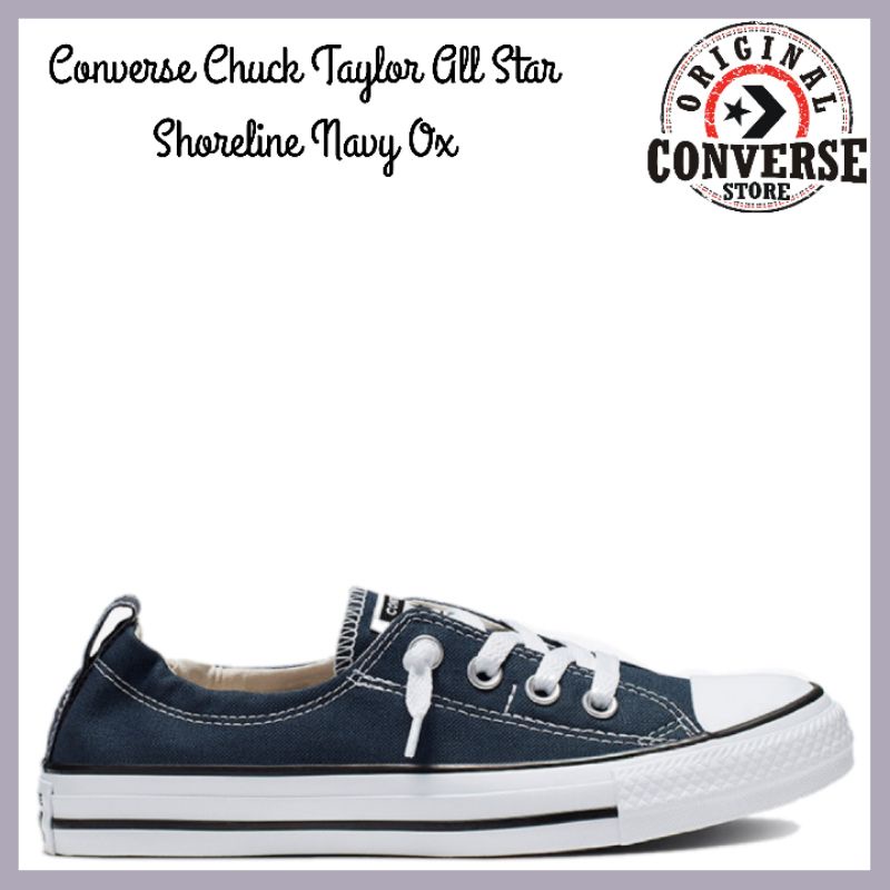 ORIGINAL CONVERSE CHUCK TAYLOR ALL STAR SHORELINE NAVY Ox 537080C WOMAN