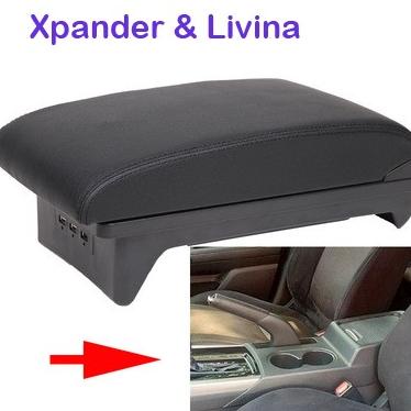 Sliding Armrest Xpander All New Livina Console Box Mobil 3 Usb Port