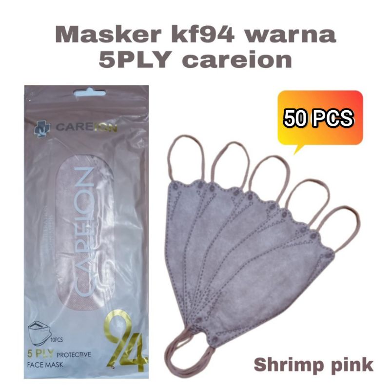 Masker Kf94 isi 50pcs 4ply High Quality Bahan Nyaman dan Lembut Semarang-8