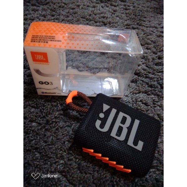JBL Go 3 Black/Orange Original Garansi IMS 1 Tahun (BNOB)