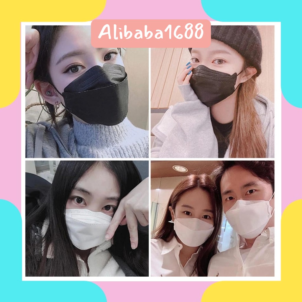 *ALIBABA1688* MASKER KOREA  KF94 4PLY MASKER PELINDUNG VIRUS 10PCS