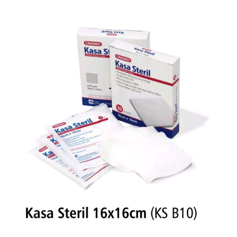 Kasa Hidrofil Steril Hexa Husada/Kasa steril onemed/Kasa Husada Steril Kasa Hydrofil 16x16