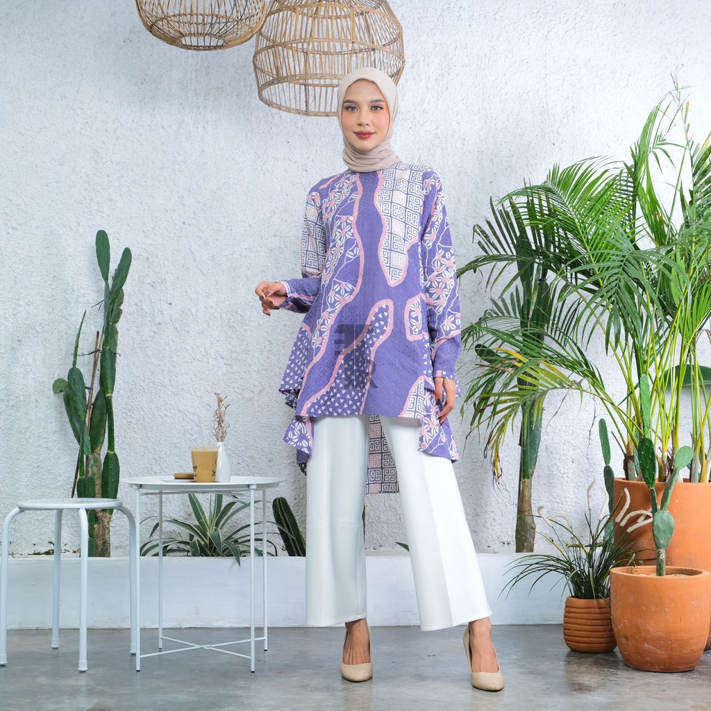 FITTINGROOM11 Tunik Batik - Amina Tunik Dobby