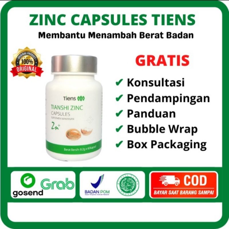 Jual Tianshi Zinc Capsules | Shopee Indonesia
