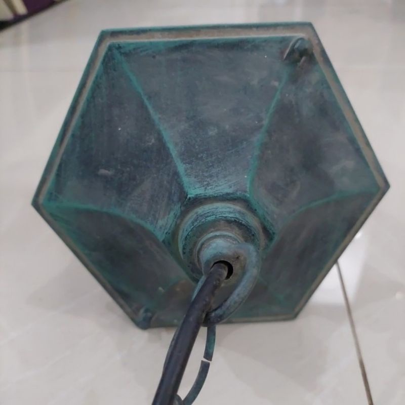 Lampu gantung kuno asli jadul berat mantap