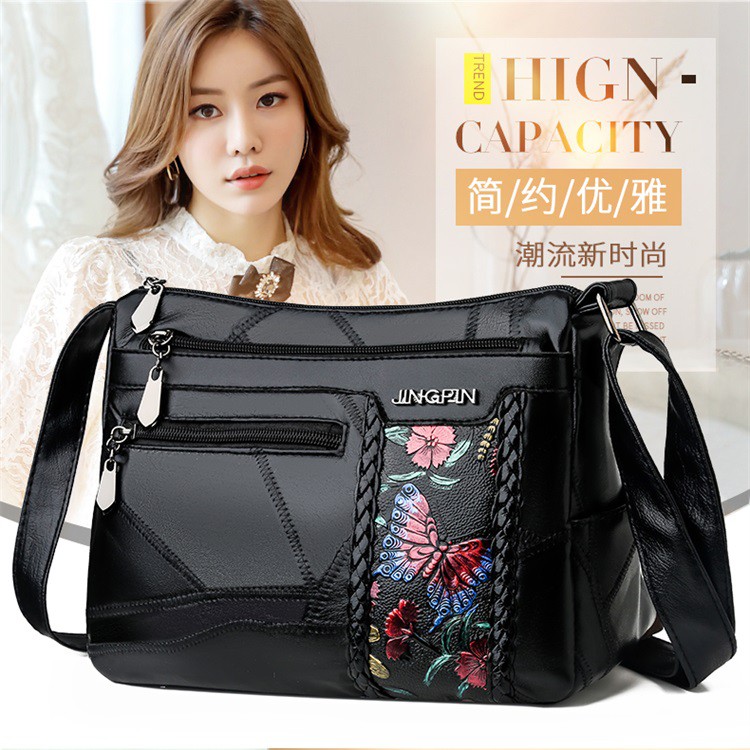 AND COD TAS SELEMPANG WANITA KULIT SLING BAG WOMEN FASHION KOREAN STYLE TAS CEWEK IMPORT T195