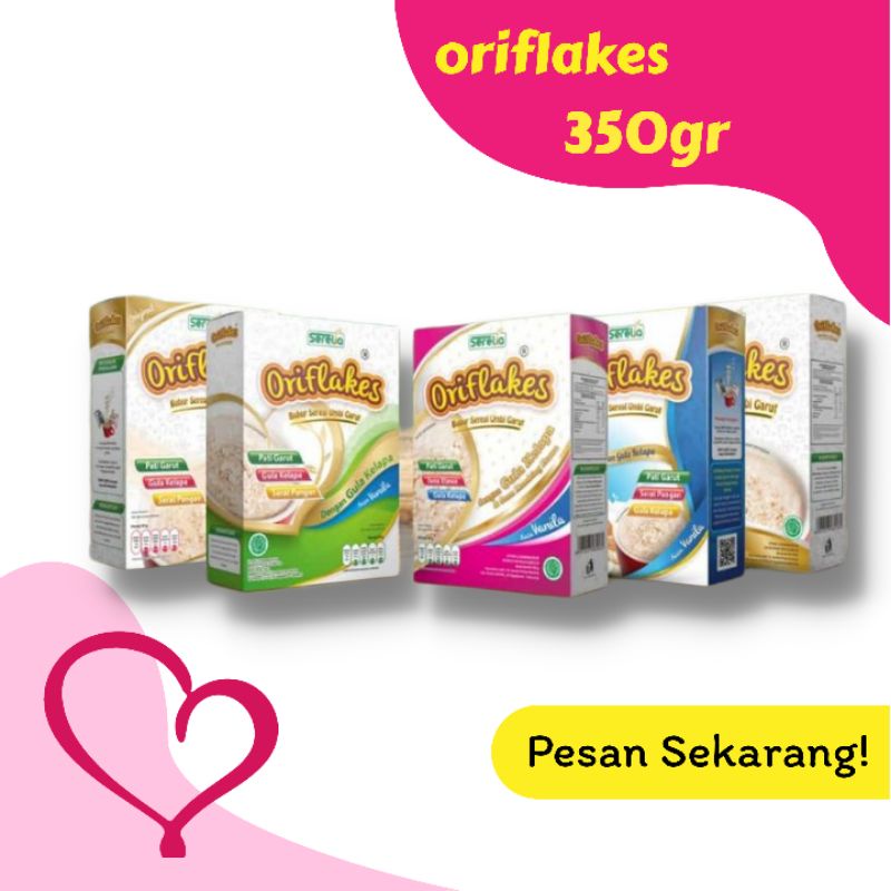 

ORIFLAKES sereal umbi garut atasi maag dan asam lambung