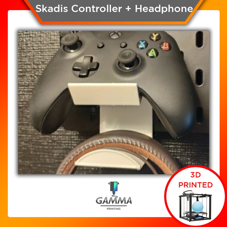 Pegboard SKDIS Controller + Headphone Holder Stand Hanger Rak XBOX PS4