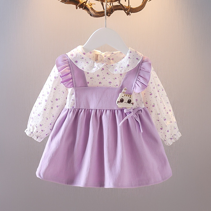 HappyOliver DRESS KYON CATS 1071 EBV Baju Dress Anak Perempuan Import  Dress anak bayi/Bayi Perempuan Gaun bayi Rok Anak Pakaian anak