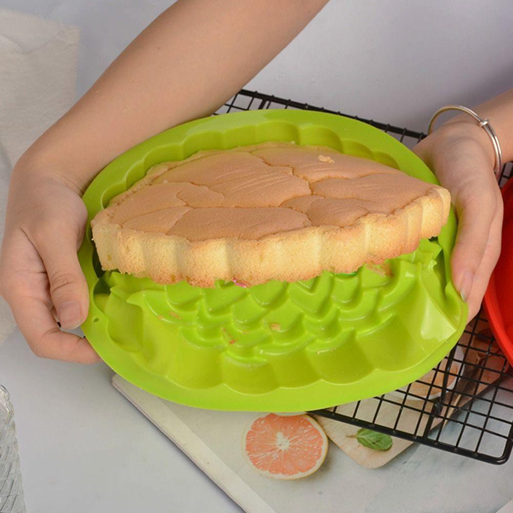 Top 3D Bunga Bulat DIY Craft Soap Mould Alat Dekorasi Kue Cetakan Mousse