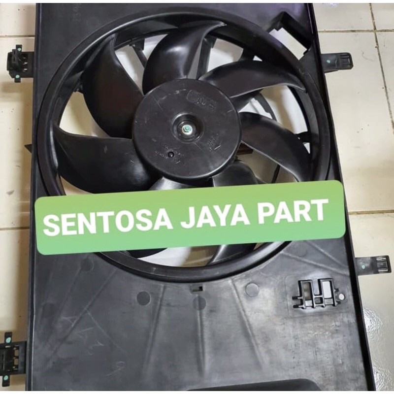 EXTRA FAN ASSY FORD FIESTA ECOSPORT + RESISTOR ORIGINAL