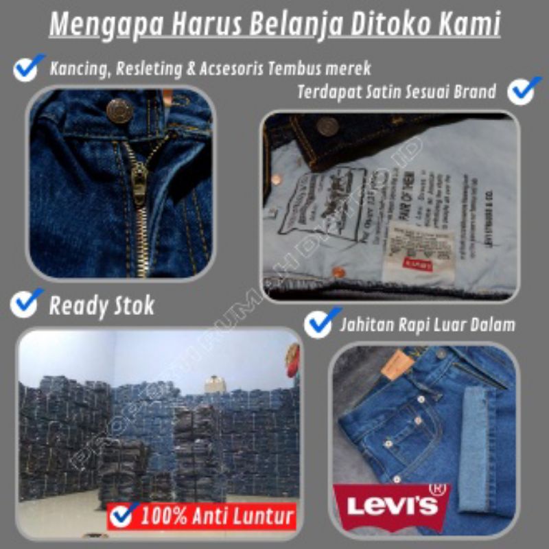 Celana Jeans Pria Model standar size 28 sampai 38