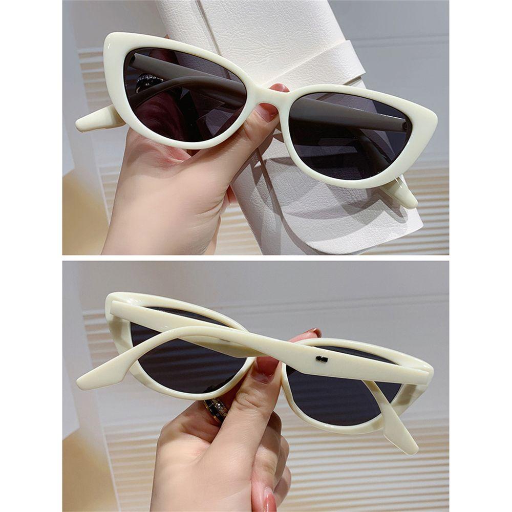 Lily Kacamata Hitam Wanita Pria Retro Kecil Vintage Eyewear Sun Glasses