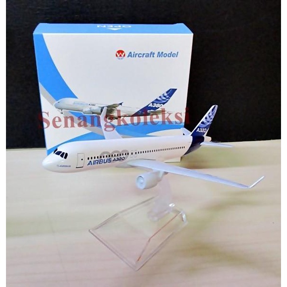 Diecast | Pajangan Miniatur Diecast Pesawat Airbus A320