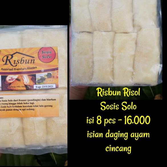 

☀ risbun risol sosis solo isi 8 ♕