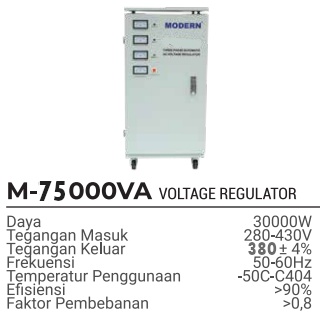 Stabilizer LISTRIK 75KVA MODERN 3 Phase 75000VA / Stavol Stavolt FIS 75000W Stabiliser MODERN