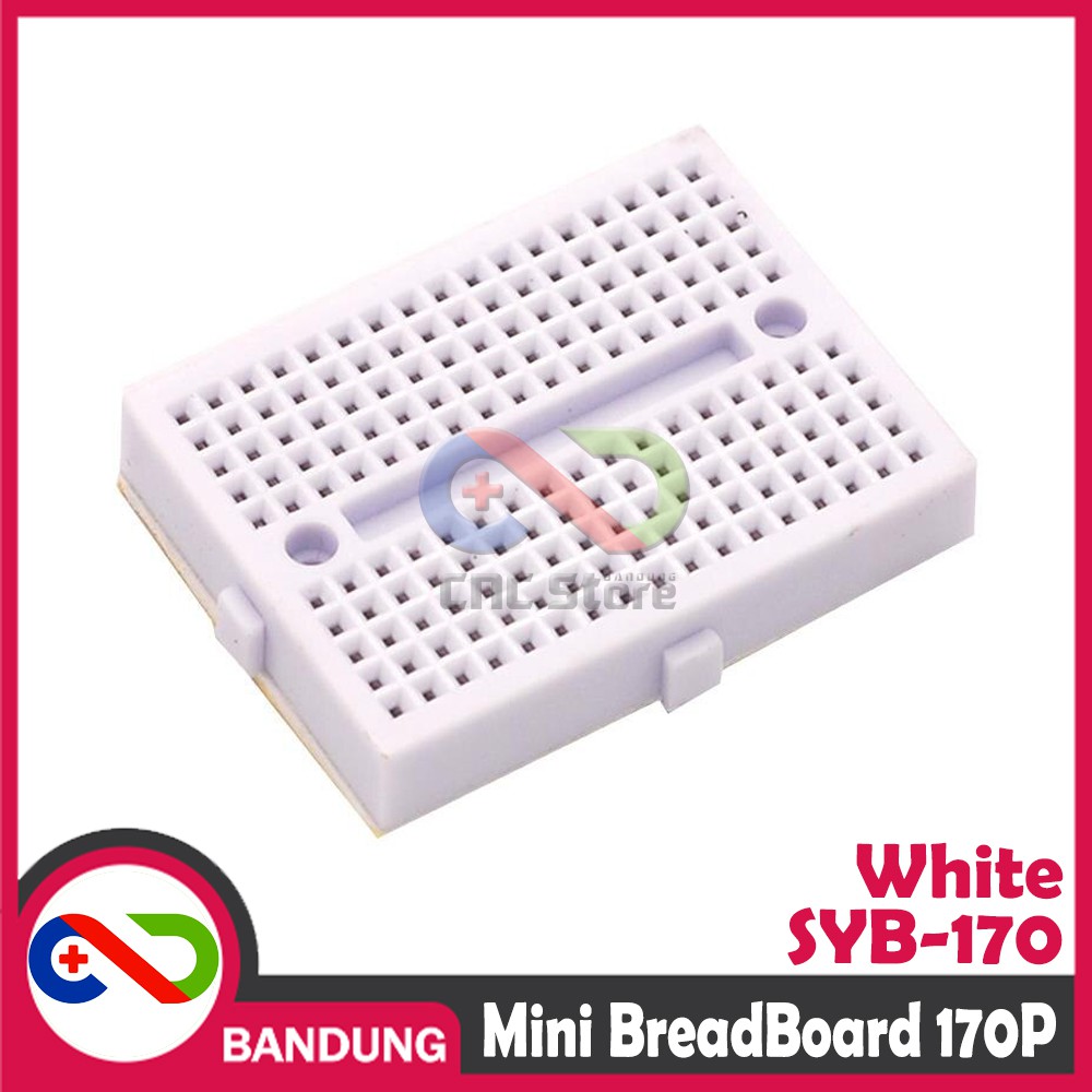 BREADBOARD SYB-170 MINI SOLDERLESS 170 170P PUTIH