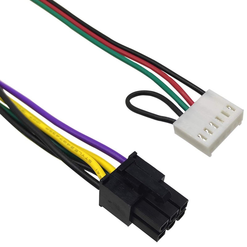 Btsg ATX 24pin Ke 6pin Line PSU Main Power Supply Cable Untuk HP Z230 Z220 Kabel Listrik Notebook 11.8inches 18AWG