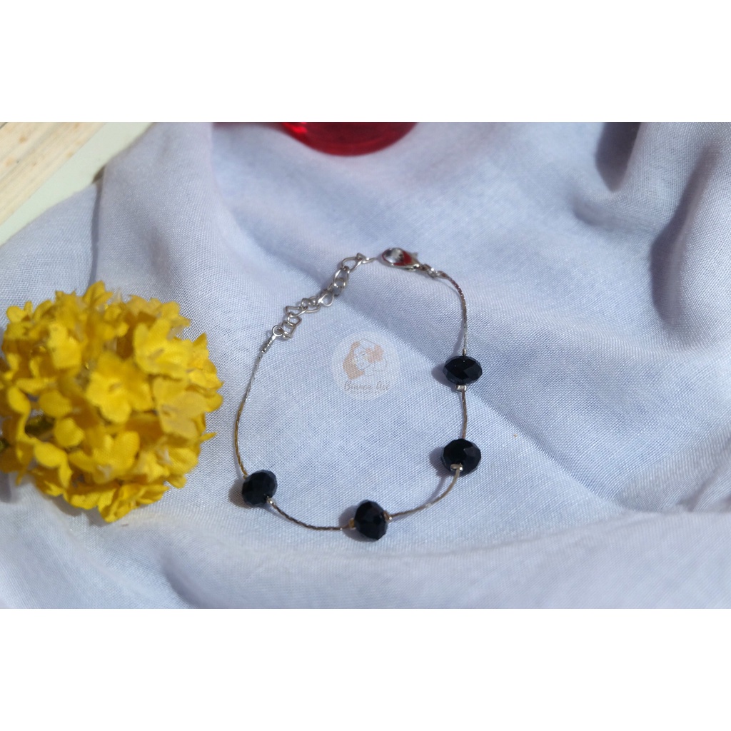 Gelang Mainan Kristal dan Batu Import China Bahan Alloy Kualitas Terbaik Satuan
