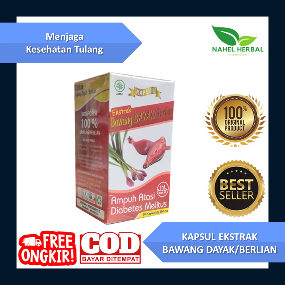 COD Kapsul Bawang Dayak Berlian Original 100 % Ampuh BPOM - Asli Penghilang Bekas Luka Ekstrak Ampuh