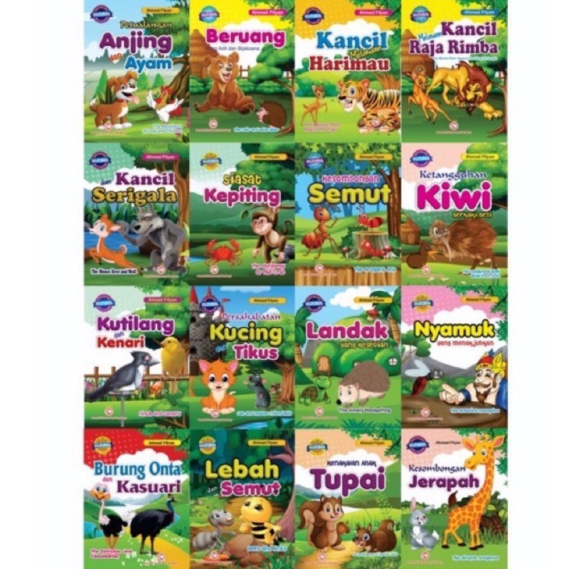 Jual Paket 16 Judul Buku Dongeng Bilingual Lengkap Cerita Anak | Shopee ...