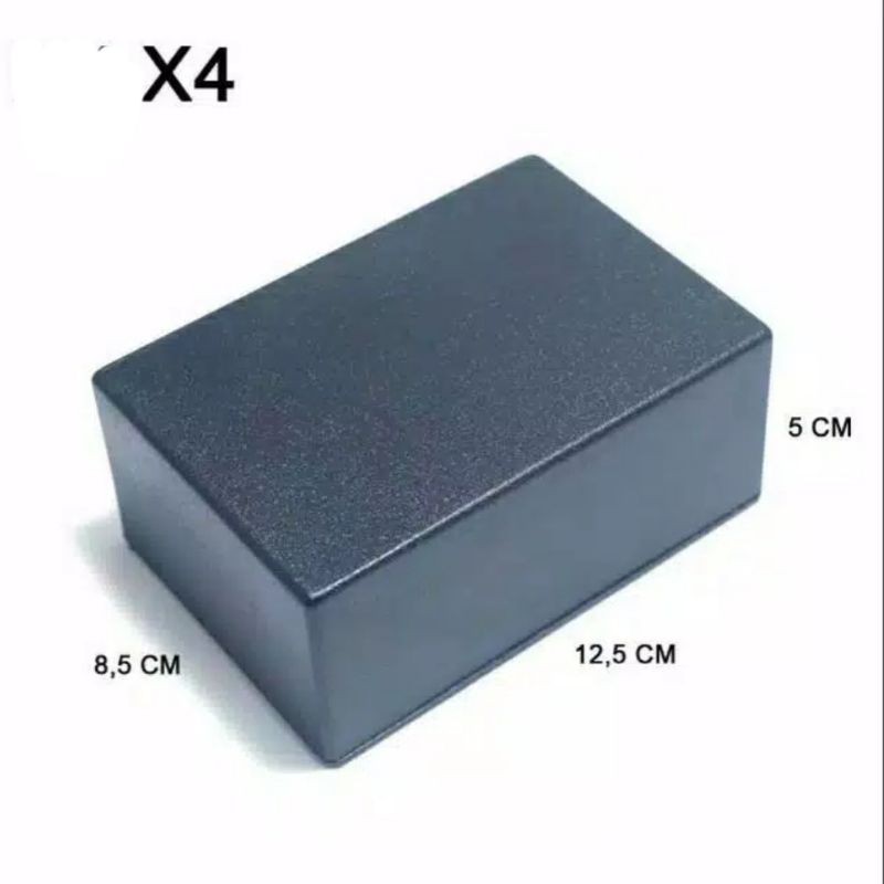 Box Rakitan X4 ukuran 12.5 x 8.5 x 5 cm