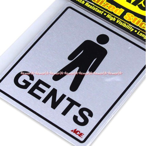 Stiker Gents Pria Sticker Toilet Wc Kamar Mandi Tanda Masuk Laki Laki Cowok Cowo Mudah Diaplikasikan Pada Kaca Metal Atau Plastik