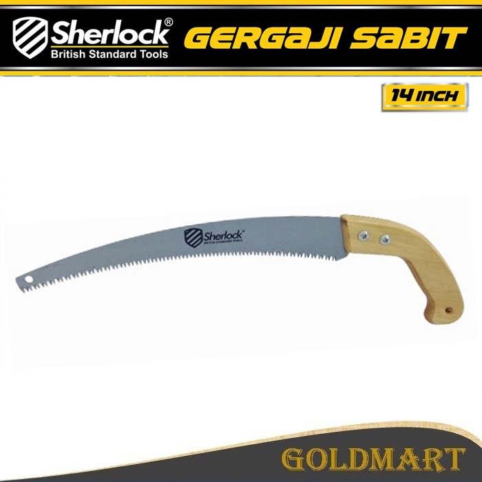 Gergaji Dahan Kopi Lengkung Baja Mn 65 14&quot; inch Sherlock Gergaji Sabit